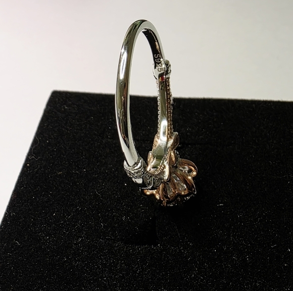 Engagement Ring 1CT Size 9 Moissanite in Solid Silver - Picture 4 of 7